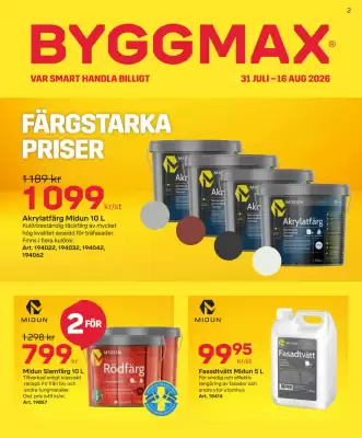 Byggmax (giltig till och med 17-08)