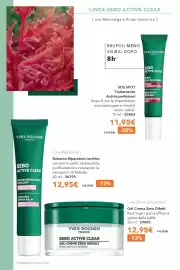 Catalogo Yves Rocher Pagina 24: Yves Rocher Sebo Active Clear €12,95, SOS SPOT Trattamento Anti-Imperfezioni €11,95