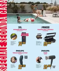 Volantino Fiducia & Convenienza Pagina 8: Grill €99,90, PHILIPS PHON BHD351 €29,90