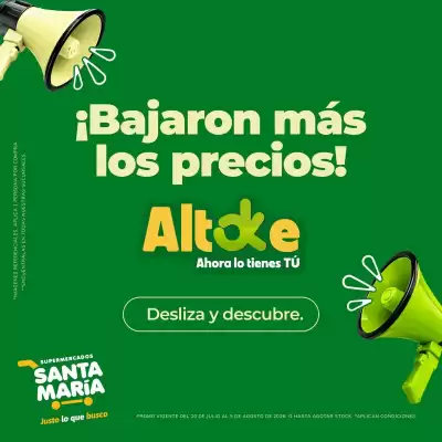 Catálogo Santa Maria (válido hasta 11-08)