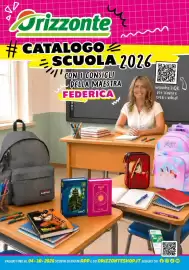 Volantino Orizzonte Pagina 1: Orizzonte # CATALOGO SCUOLA 2026 м CON I CONSIGLI DELLA MAESTRA FEDERICA EASTPAK 157657 GOKU