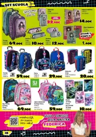 Volantino Orizzonte Pagina 10: Trolley DISIX €59,90, Astuccio 3 Zip DISIX €20,00