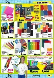 Volantino Orizzonte Pagina 15: Copertine Copri quaderno Cristallo €1,00, Copertine Copri quaderno Laccate Colorosa €1,50