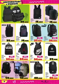 Volantino Orizzonte Pagina 2: Vans Skool €34,90, Zaino Viaggio Flypop Gommato €15,90