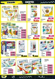 Volantino Orizzonte Pagina 20: Pastelli Stilnovo €6,90, Giotto Acquerelli €2,40