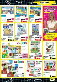 Volantino Orizzonte Pagina 21: Carioca Pastelli Tita €2,90, Pennarelli Jumbo Carioca €3,40