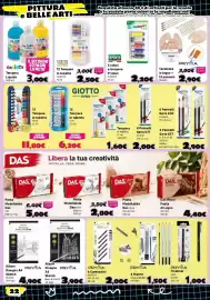 Volantino Orizzonte Pagina 22: Tavolozza Pryma €2,90, Lebez 5 colori a tempera Primari €2,20