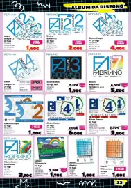 Volantino Orizzonte Pagina 23: Fabriano Disegno F4 €8,90, Album disegno €6,00