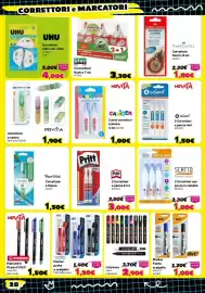 Volantino Orizzonte Pagina 28: STABILO Ohpen F/M/S €1,50, Tratto Marker punta a scalpello €1,20