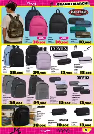 Volantino Orizzonte Pagina 3: Zaino Organizzato Lurex €38,00, Astuccio 2 Zip COMIX €13,90