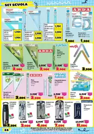 Volantino Orizzonte Pagina 34: KIT DISEGNO TECNO €3,50, Squadra per Mancini €2,80
