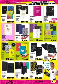 Volantino Orizzonte Pagina 5: SMEMORANDA Agenda Giornaliera All Black €15,00, Diario Agenda Evolution €7,90