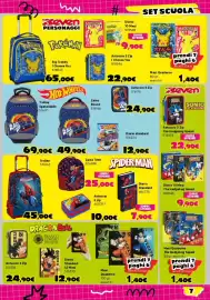 Volantino Orizzonte Pagina 7: Trolley Spider-Man €45,00, Maxi Quaderno €1,40