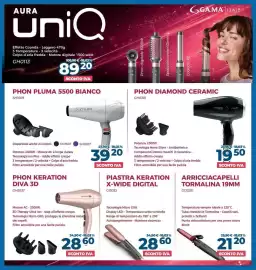 Volantino Sinergy Pagina 11: PIASTRA KERATION X-WIDE DIGITAL €28,60, Pluma 5500 €39,20