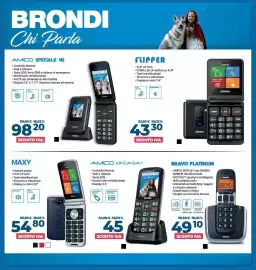 Volantino Sinergy Pagina 14: AMICO SPECIALE 4G BRONDI €98,20, FLIPPER BRONDI €43,30