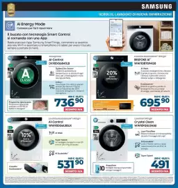 Volantino Sinergy Pagina 9: Asciugatrice Ai-Control €736,90, Lavatrice Crystal Clean €491,00