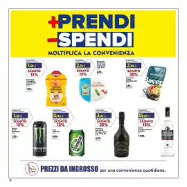 Volantino Docks Cash&Carry Pagina 18: Mozzarella Bayerland €2,38, Birra TUBORG €0,84