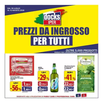 Docks Cash&Carry (valido fino al 12-08)