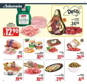 Volantino Deco Supermercati Pagina 10: AMADORI FESA DI TACCHINO ARROSTO/ PETTO DI POLLO €10,90, Coati salame milano €10,90