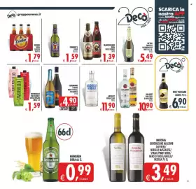 Volantino Deco Supermercati Pagina 3: Cusumano Furtato Nero d'Avola/Rocambolé €4,90, BACARDÍ RUM CARTA BLANCA/ORO €10,90