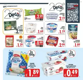 Volantino Deco Supermercati Pagina 8: Sottilette Classiche €2,99, YOMO DELTA YOGURT GRECO 0% VARI GUSTI €0,99