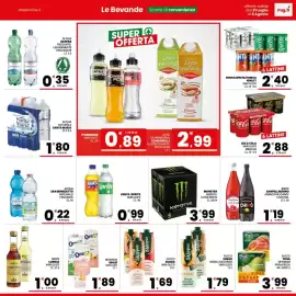 Volantino Despar Sicilia Pagina 11: Coca Cola vari gusti minican €2,88, Skipper Succo Zuegg €1,79