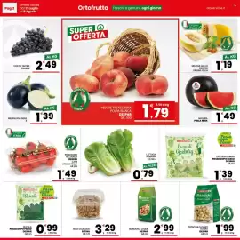 Volantino Despar Sicilia Pagina 2: Lattuga romana €0,79, Pesche tabacchera polpa bianca Despar €1,79