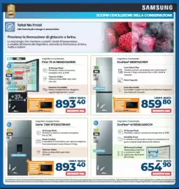 Volantino Elettrosintesi Pagina 10: Frigorifero Combinato First 75 AI €893,40, Frigorifero Doppia Porta Serie 7300 €893,40