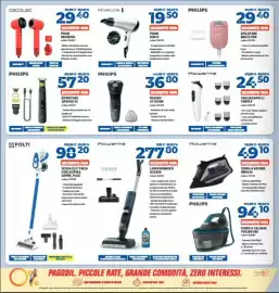 Volantino Elettrosintesi Pagina 4: Scopa elettrica Forzaspia SR90B_PLUS €98,20, Rowenta Lavapavimenti GZ5436 €277,80
