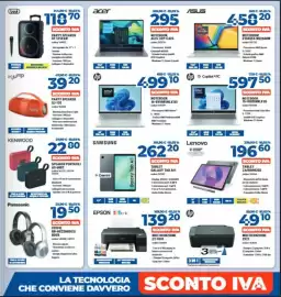 Volantino Elettrosintesi Pagina 7: Hp Multifunzione 2921 €49,10, Epson Multifunzione ET-1810 €139,20
