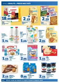 Volantino Ok Sigma Pagina 12: Nestle' Fitness Cereali €2,99, Valsolia Drink 100% Vegetale €1,69