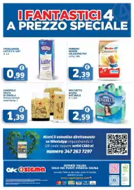 Volantino Ok Sigma Pagina 16: GAROFALO PASTA DI SEMOLA €1,39, Sterilgarda Latte P.S. UHT €0,99