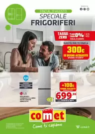 Volantino Comet Pagina 1: LG FRIGORIFERO COMBINATO A LIBERA INSTALLAZIONE GBBS514CPY €699,99