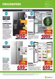 Volantino Comet Pagina 11: Haier FRIGO 3 PORTE HSPR79F18EWMB €1.099,99, Haier FRIGO SIDE BY SIDE HSR3918ENPB €699,99