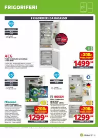 Volantino Comet Pagina 13: AEG FRIGO COMBINATO DA INCASSO €1.499,99