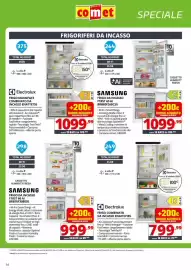 Volantino Comet Pagina 14: Electrolux FRIGO COMBINATO DA INCASSO ENA7CD18S €799,99