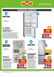 Volantino Comet Pagina 4: BOSCH FRIGO OMBINATO A LIBERA INSTALLAZIONE €899,99