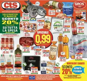 Volantino CTS Supermercati Pagina 25: Salse pronte Mutti €0,99, San The Sant'Anna €0,99