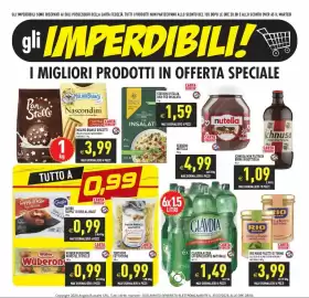 Volantino Pim Supermercati Pagina 2: Claudia acqua effervescente naturale €1,49, Pan di Stelle / Nascondini €3,99