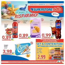 Volantino Sidis Pagina 1: Cornetto ALGIDA Classico €3,98, PEPSI €0,99