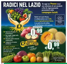 Volantino Pewex Pagina 10: Radici nel Lazio €0,99
