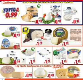 Volantino Pewex Pagina 14: FRANCIA MOZZARELLA AFFUMICATA €0,99, GIM GORGONZOLA €1,49
