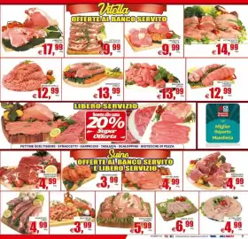 Volantino Pewex Pagina 7: MACINATO VITELLA €12,99, ARISTA SUINO TRANCIO €5,99