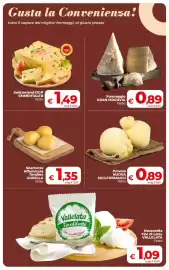 Volantino Coop Radenza Pagina 10: Vallelata Fiordilatte Mozzarella fresca €1,09, Provola NUOVA SICILFORMAGGI €0,89