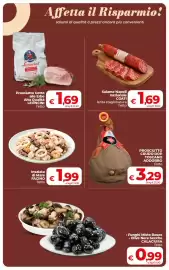 Volantino Coop Radenza Pagina 12: Prosciutto Crudo DOP Toscano Addobbo Viani €3,29, Insalata di Mare FACINO €1,99