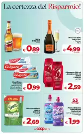 Volantino Coop Radenza Pagina 4: Shampoo e Balsamo Elvive Color Vive €2,59, Dentifricio COLGATE €0,99