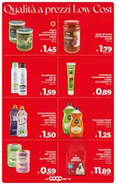 Volantino Coop Radenza Pagina 8: Deodorante spray COOP IO €1,59, Dentifricio Protezione Carie COOP €0,89