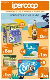 Volantino Ipercoop Radenza Pagina 1: Mozzarella GRANAROLO €1,95, Birra Moretti €0,89