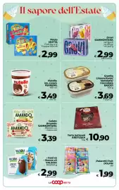 Volantino Ipercoop Radenza Pagina 12: Gelato Amando SAMMONTANA €3,39, Nutella ice-cream FERRERO €3,49