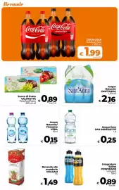 Volantino Ipercoop Radenza Pagina 43: Acqua Naturale/ Frizzante VERA €0,15, Acqua Easy SAN BENEDETTO €0,25